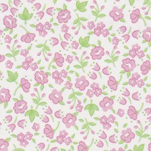 Challis Flannel Print-Pink