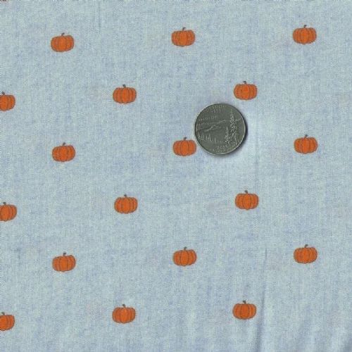 FF-2670-Pumpkins on Blue