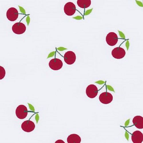 Pique Print-Cherries