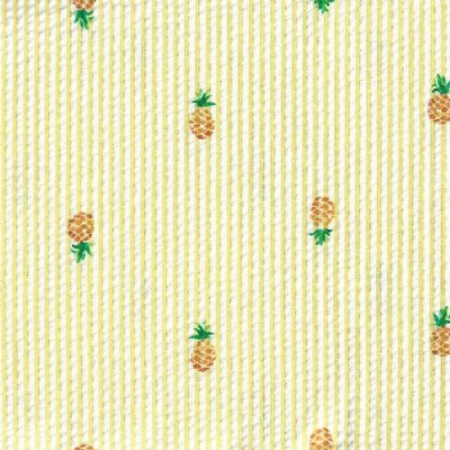 Seersucker Prints-Pineapples
