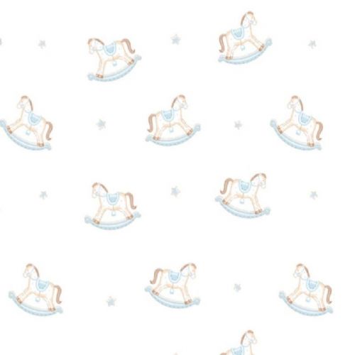 Sea Island Cotton Knit-Rocking Horses