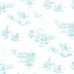 FF-2782 Blue Toile Print