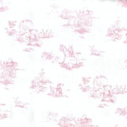 FF-2783 Pink Toile Print