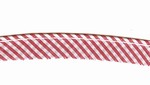 Piping-Red & White Stripe