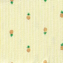 Seersucker Prints-Pineapples